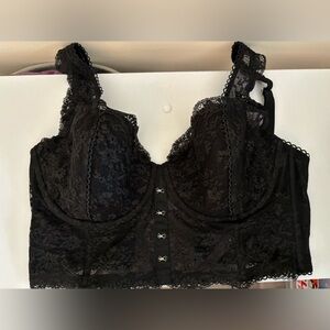 VS BLACK BUSTIER BRA